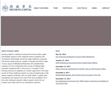 Tablet Screenshot of decheng.com